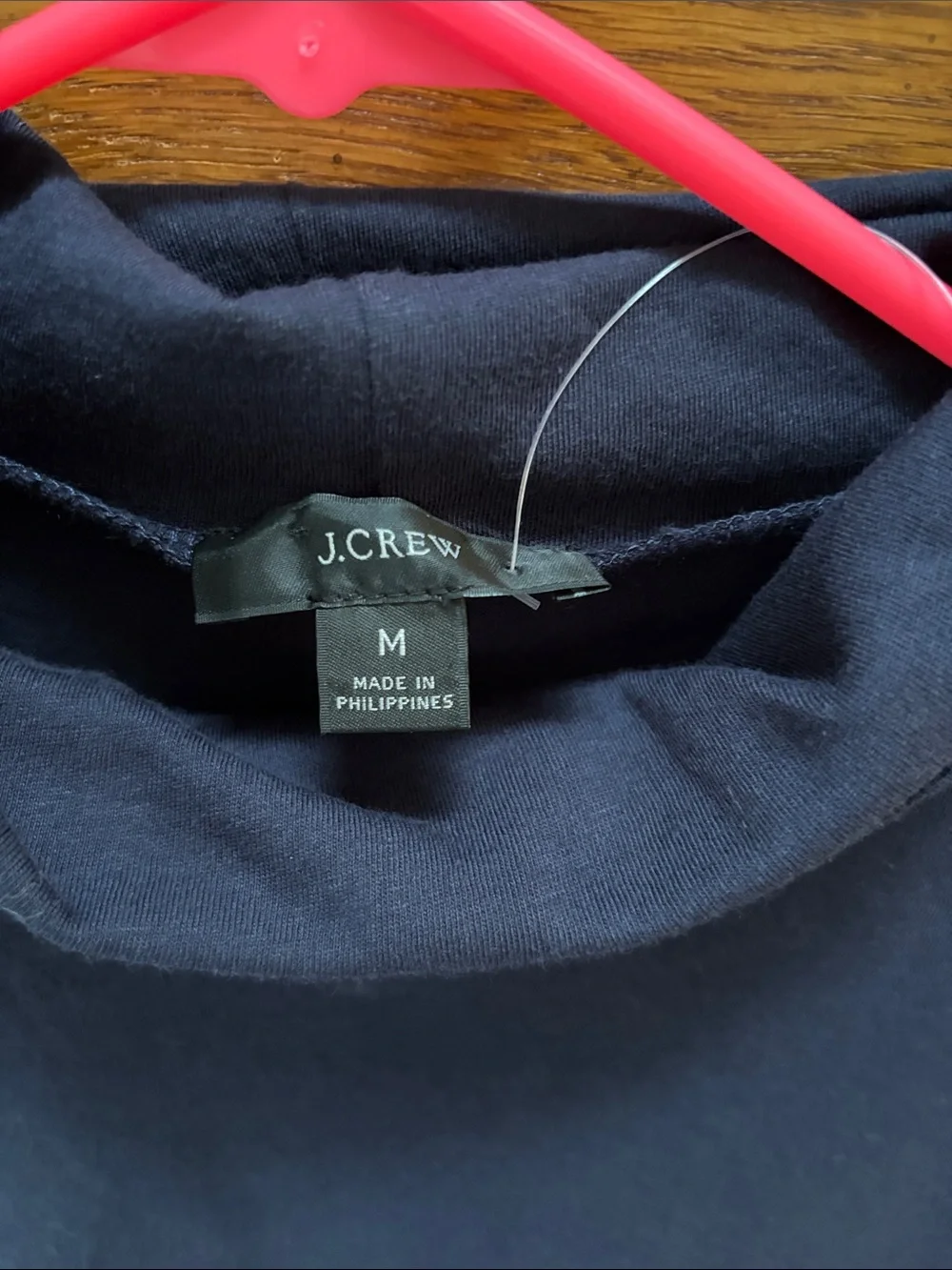 J. Crew Navy Long-Sleeve Turtleneck Top